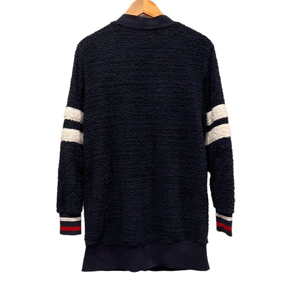 Tommy Hilfiger Preppy Long Cardigan, Navy, Red, White, L - Picture 5 of 9